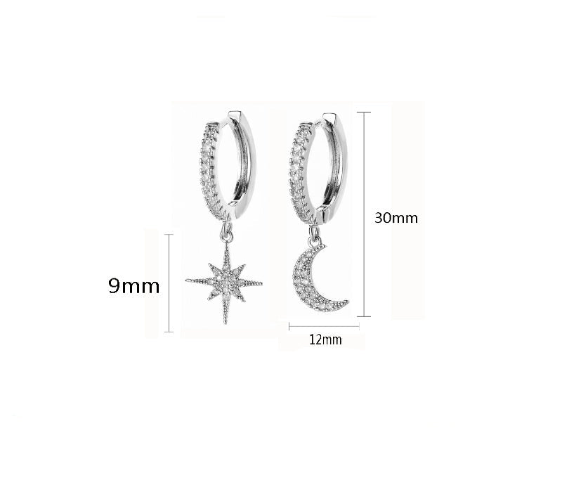 Boucles d'oreilles Dualité céleste - Reflets précieux