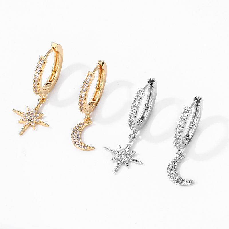 Boucles d'oreilles Dualité céleste - Reflets précieux