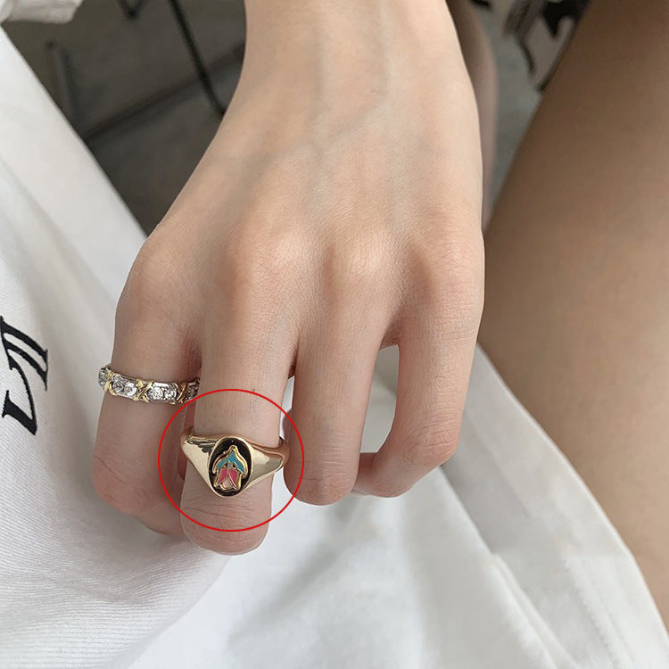 Bague Charm champêtre - L'Élégance florale