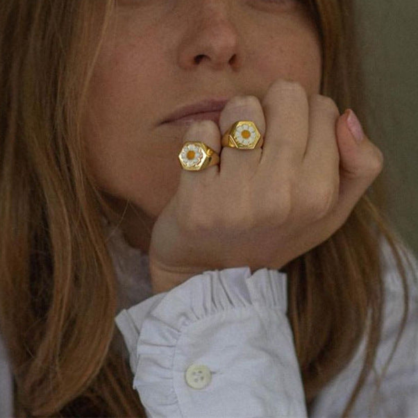 Bague Charm champêtre - L'Élégance florale