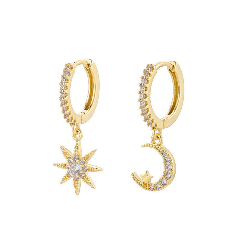 Boucles d'oreilles Dualité céleste - Reflets précieux