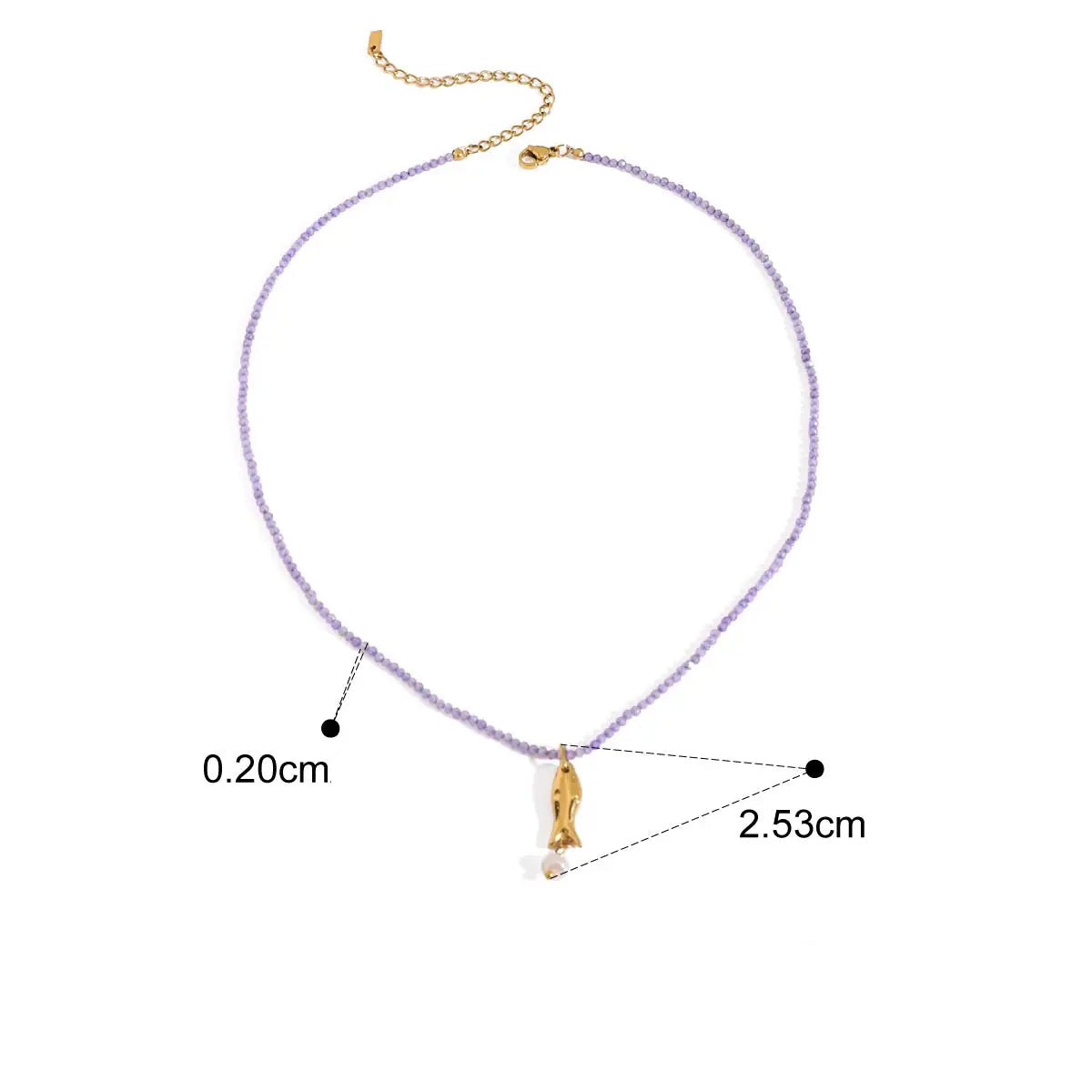 Collier "Océan bohème"