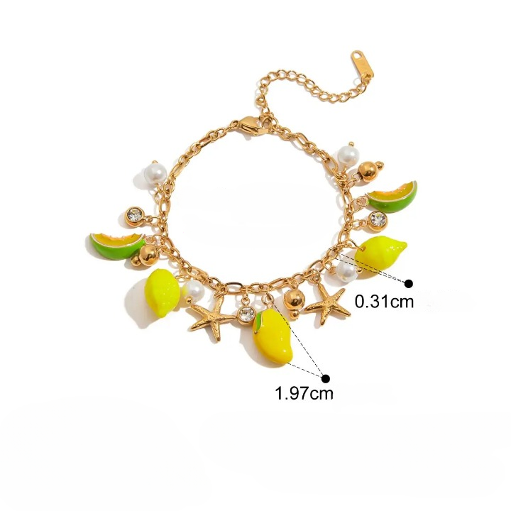 Bracelet Cocktail tropical - L'Éclat de l'été
