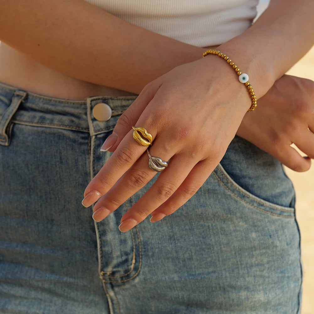 Bracelet "Lucky eye" - Protection et Style doré