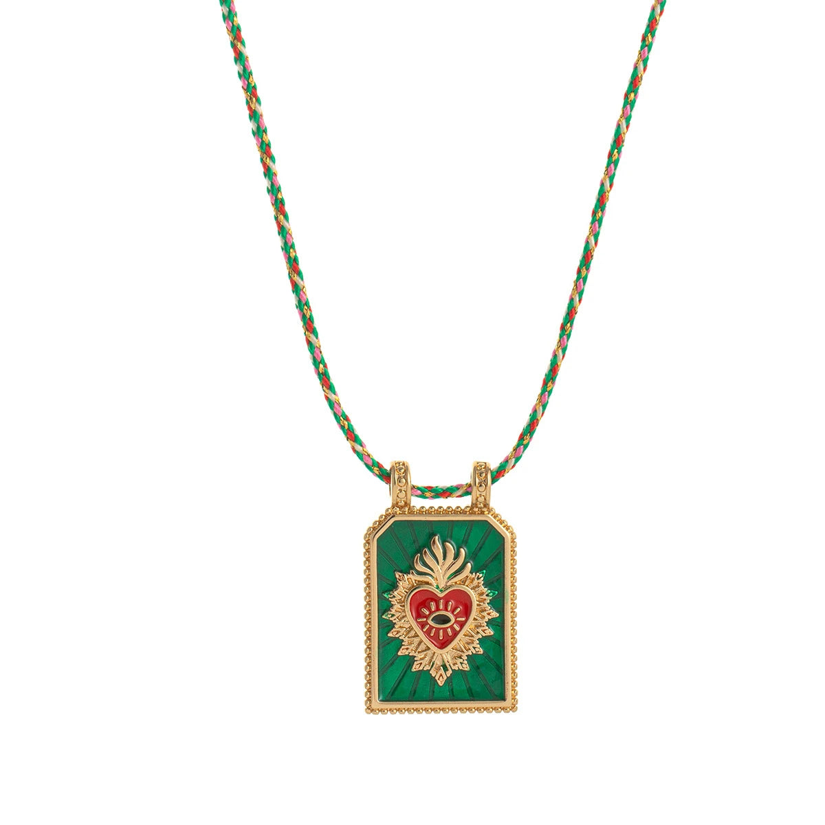 Collier "L'arcane du Cœur" – Pendentif minimaliste scintillant