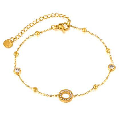Bracelet Minimaliste cercle scintillant