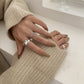 Bague "Love chain"