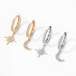 Boucles d'oreilles Dualité céleste - Reflets précieux