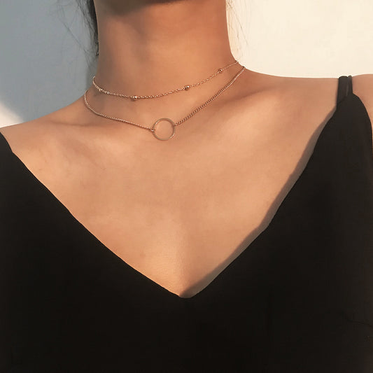 Collier Double élégance - Style moderne
