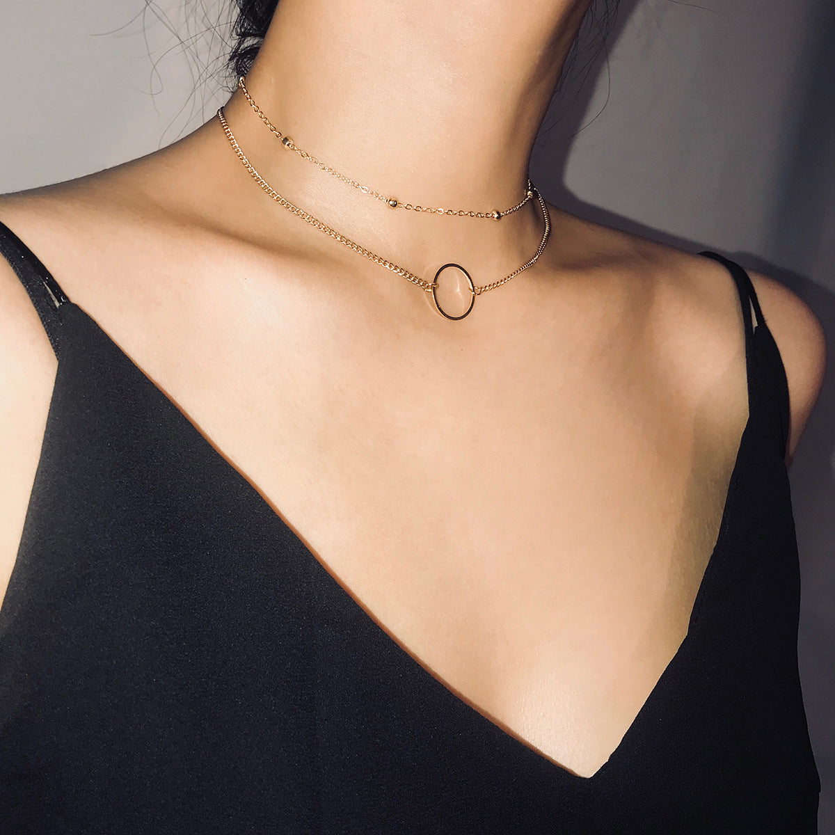 Collier Double élégance - Style moderne