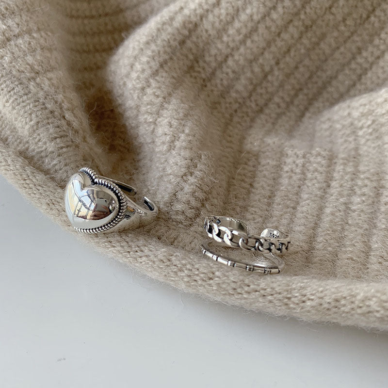 Bague "Love chain"