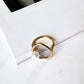 Bague Lumière perlée - Minimalisme et élégance