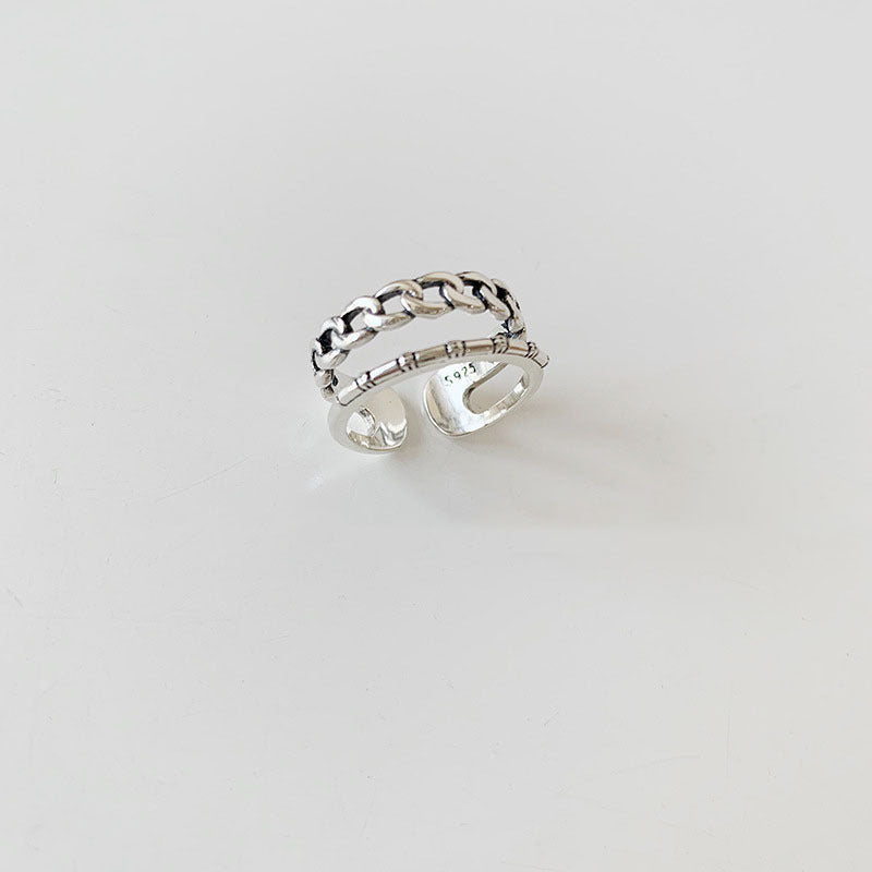 Bague "Love chain"