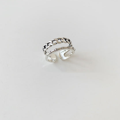 Bague "Love chain"