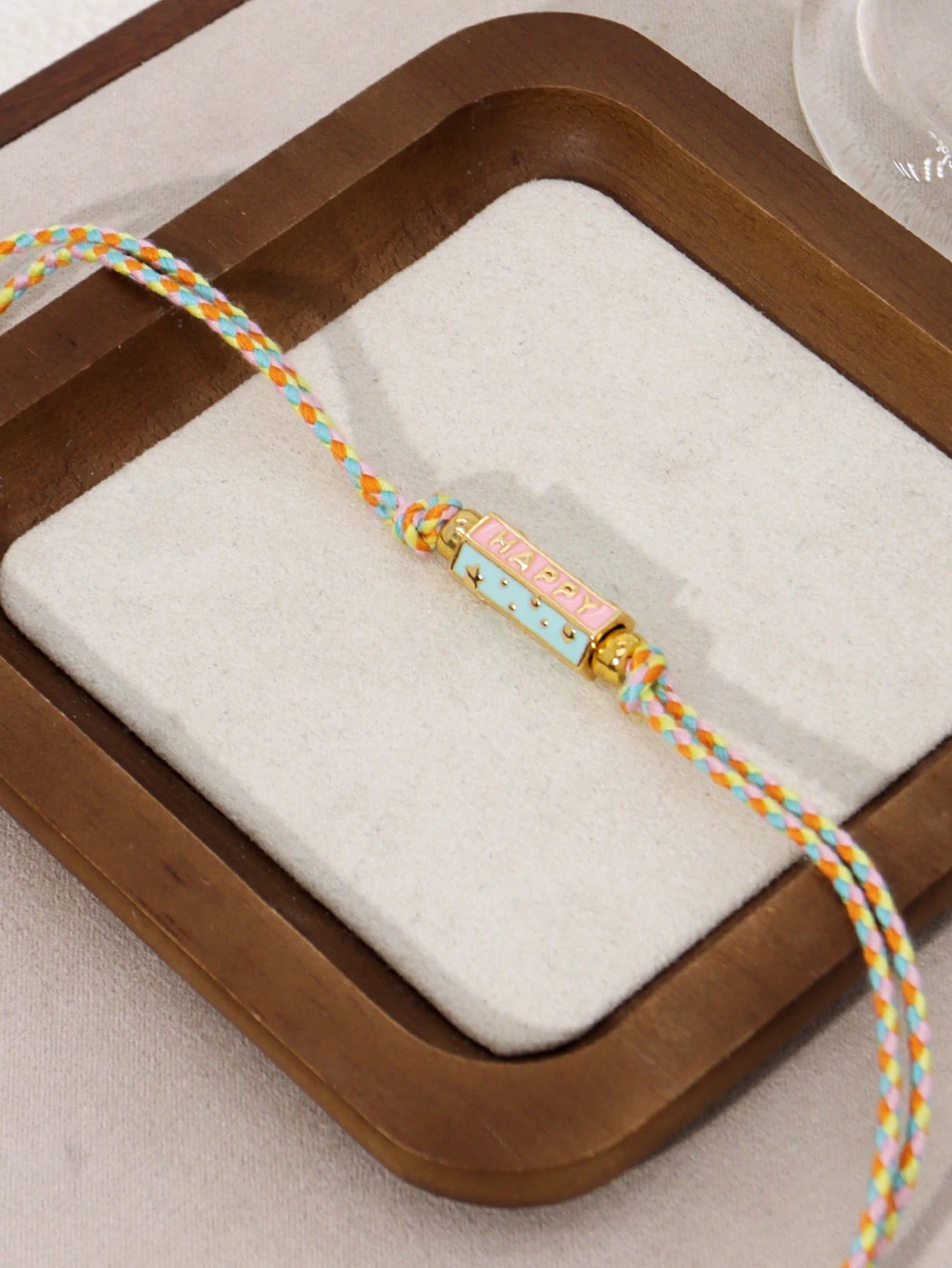 Tribal Style Handmade Braided Rope Pendant Necklace with Letter Charms for Women Party Accessories Necklace Jewelry