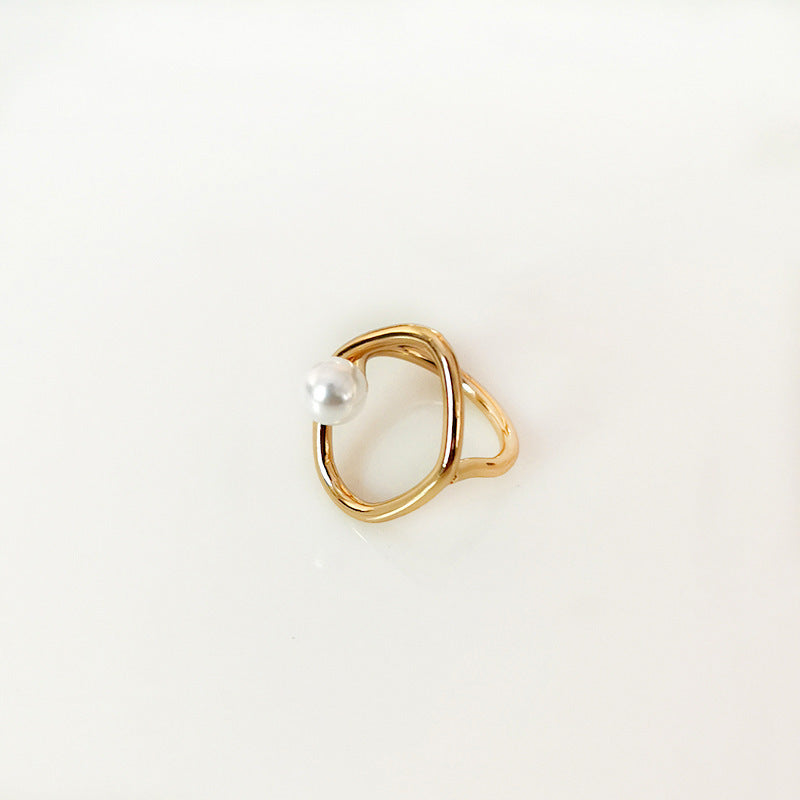 Bague Lumière perlée - Minimalisme et élégance