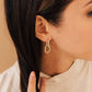 Boucles d'oreilles Dualité torsadée - Élégance quotidienne