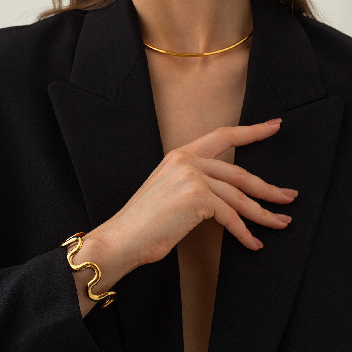 Bracelet Onde dorée