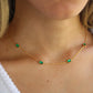 Ensemble bijoux Éclat émeraude