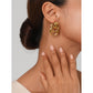 Boucles d'oreilles "Zoey Gold" - L'Élégance texturée