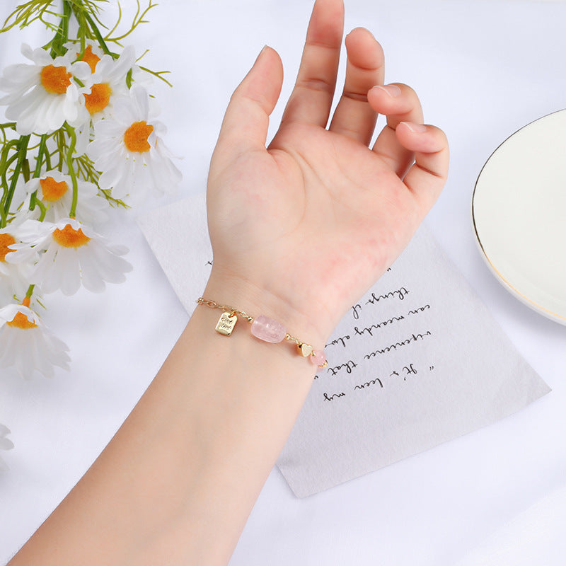 Bracelet Amour Pixiu rose - Charme oriental