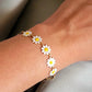 Bracelet Chaîne fleurie - L'élégance discrète