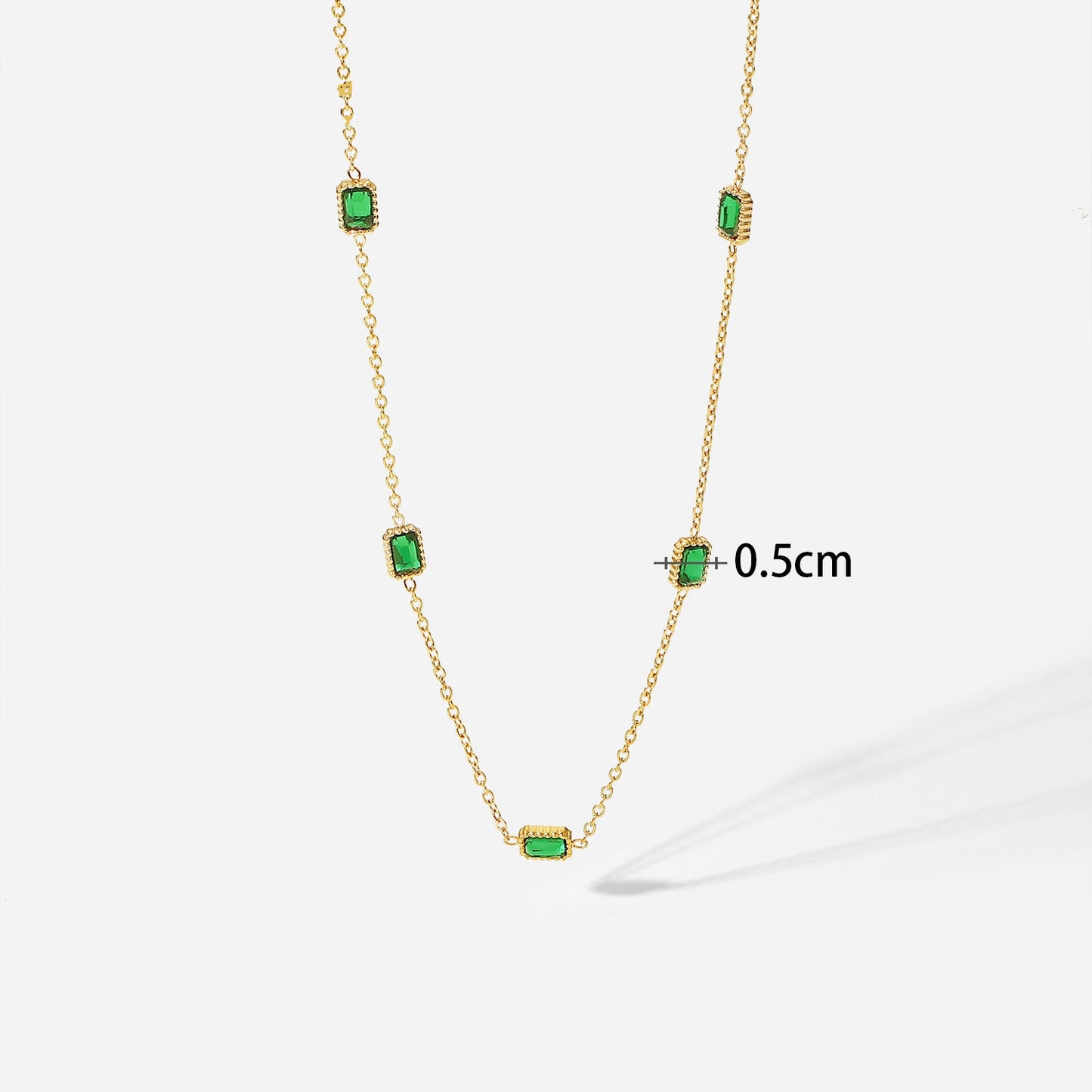 Ensemble bijoux Éclat émeraude