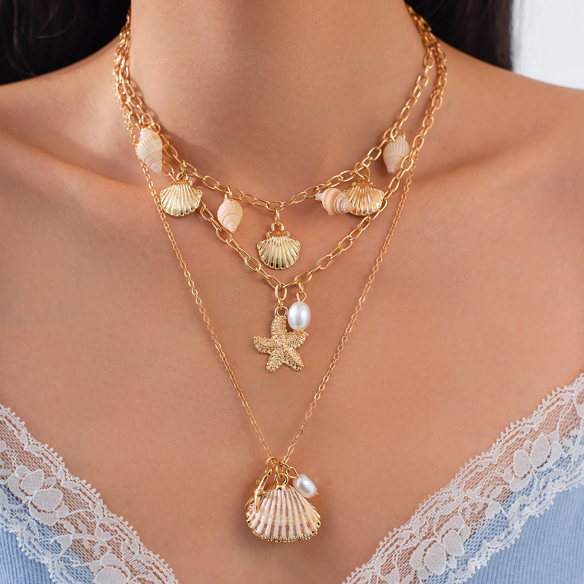 Collier Rayons de soleil dorés - La joie de vivre à porter