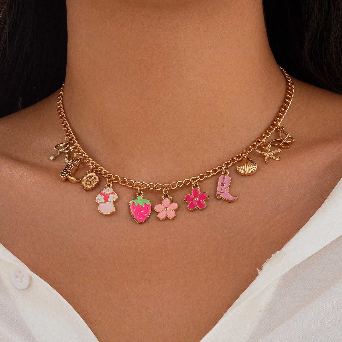Collier Instant doré - Une collection de charme