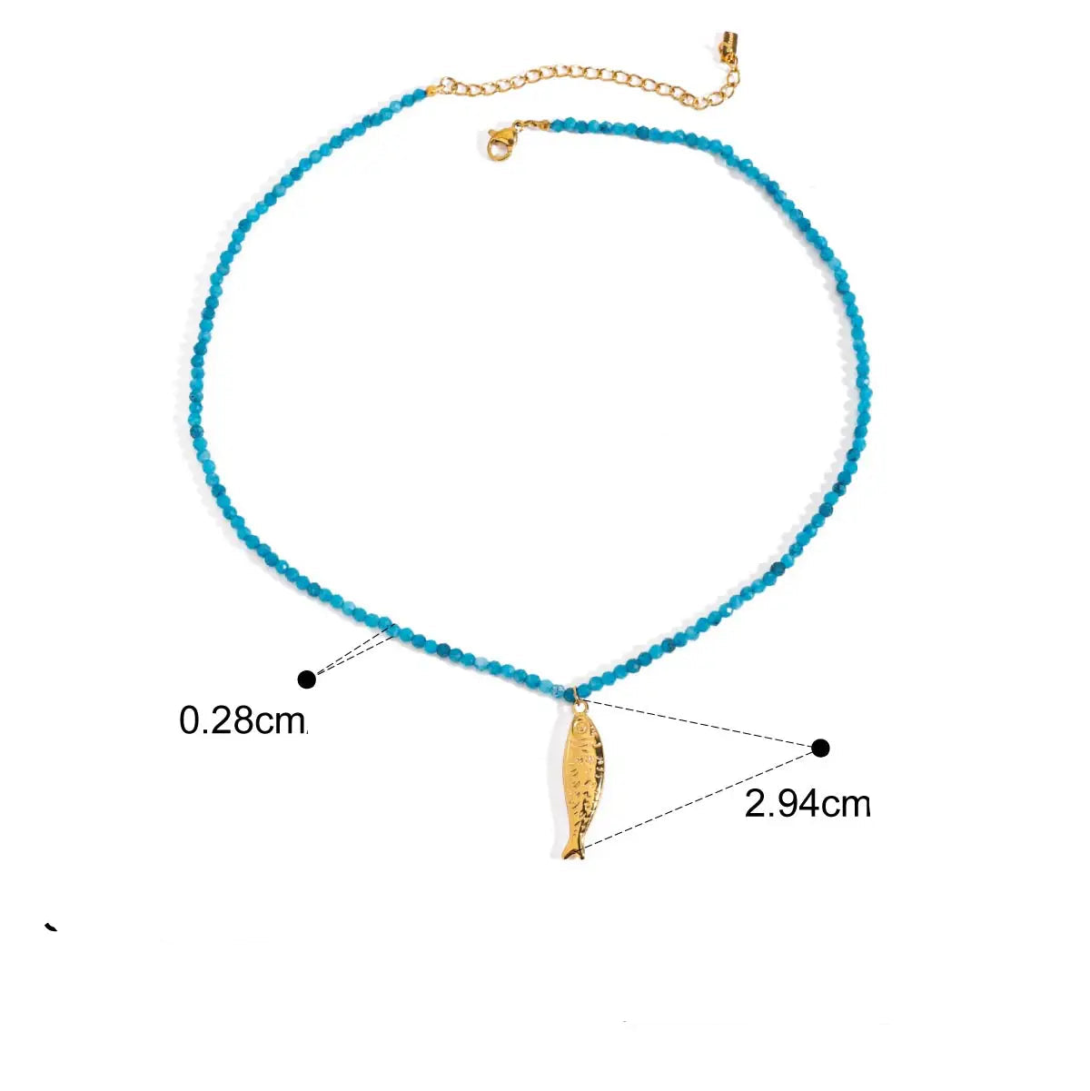 Collier "Océan bohème"