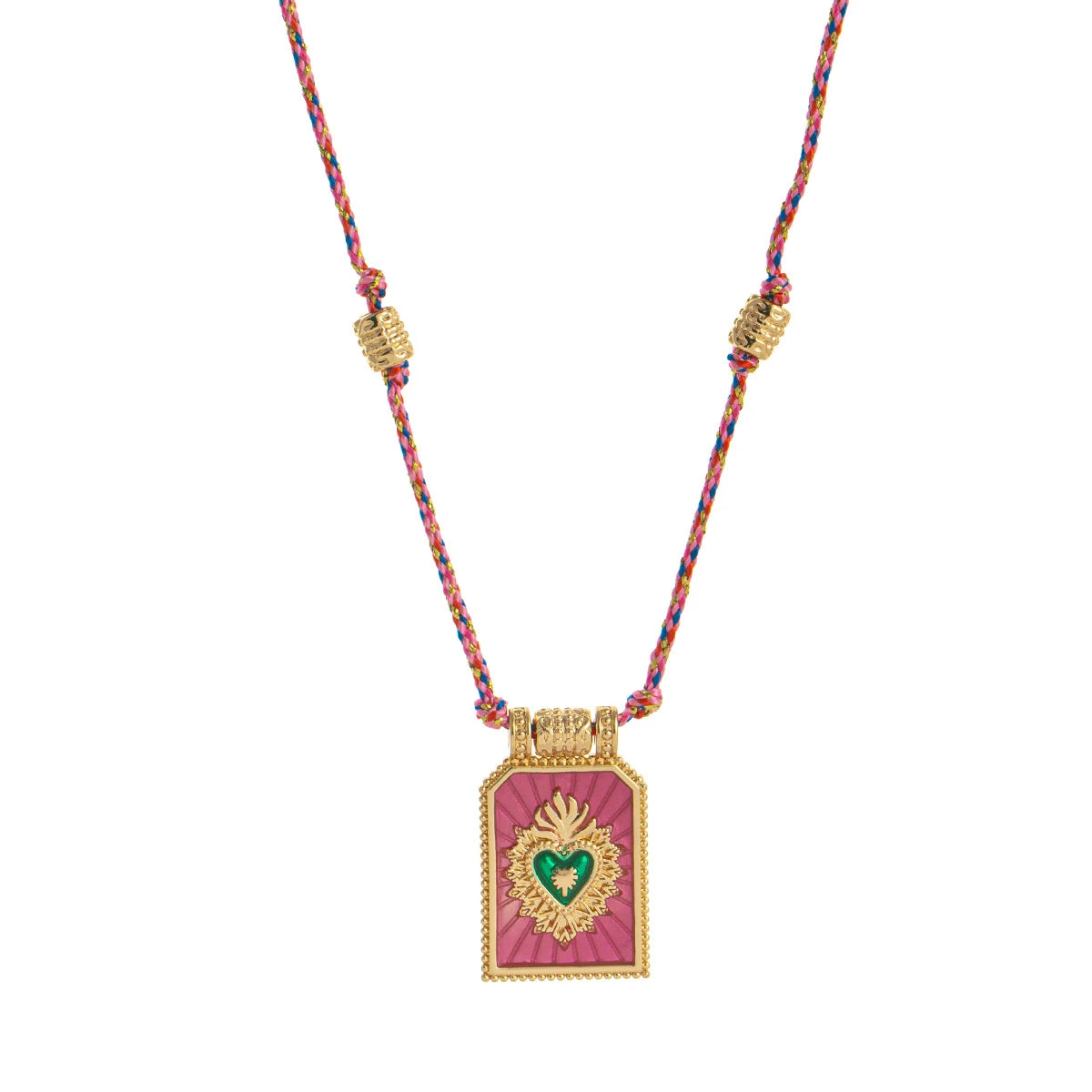 Collier "L'arcane du Cœur" – Pendentif minimaliste scintillant