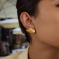 Youthway Creative Design Metal Big Stud Earrings Stainless Steel Waterproof anti Allergy Jewelry Minimalist Trendy Stud Earring