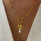 Jewelry Trends 2025 Imitation Pearl Sea Star Shell Stainless Steel Women'S Pendant Choker Necklaces Beach Accessories
