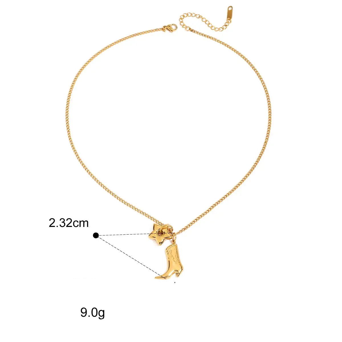 Collier Pentagramme mystique