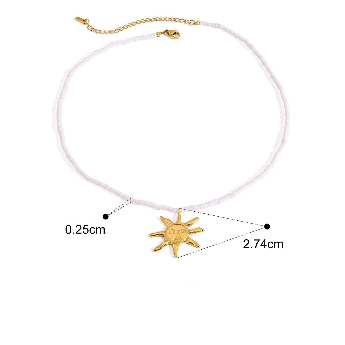 Collier "Océan bohème"