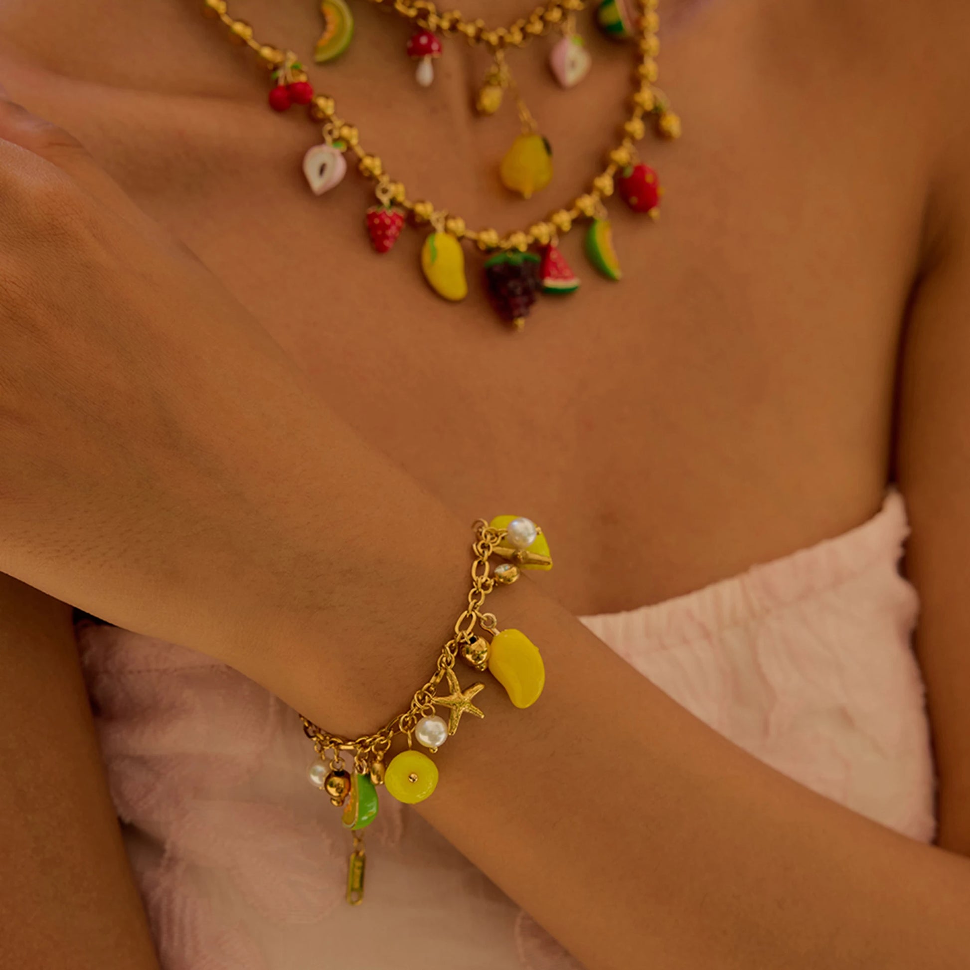 Bracelet "Cocktail tropical" - L'Éclat de l'été 