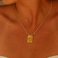 Collier "L'arcane du Cœur" – Pendentif minimaliste scintillant