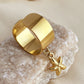 Bague "Rebelle solitaire" – Motifs iconiques