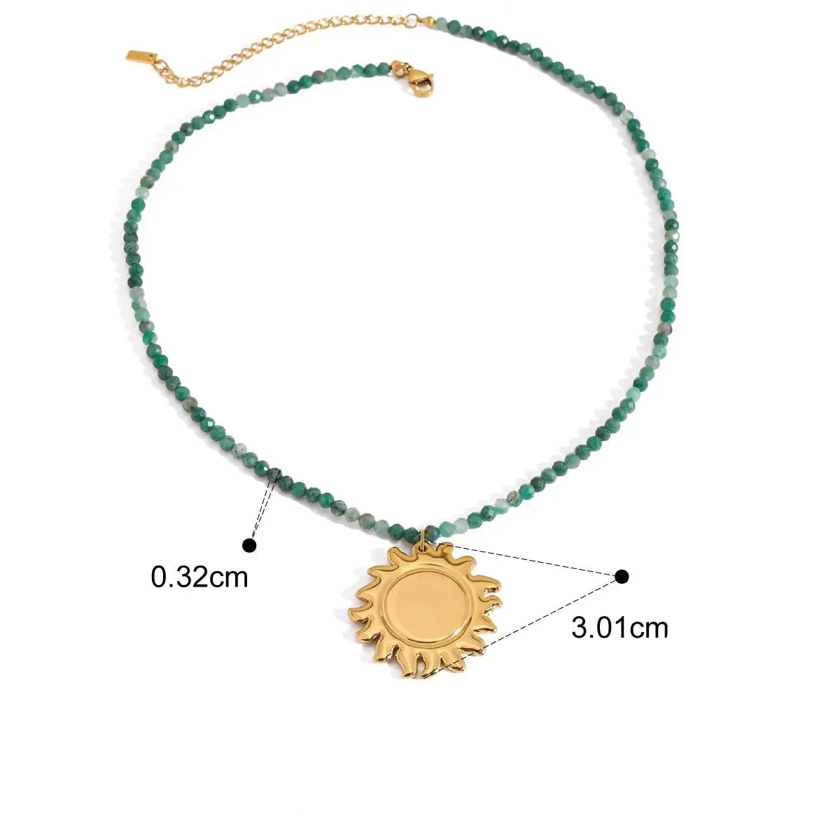 Collier "Océan bohème"