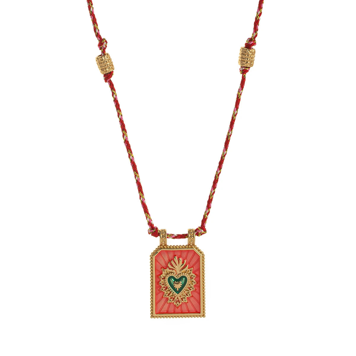 Collier "L'arcane du Cœur" – Pendentif minimaliste scintillant