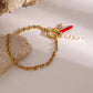 Bracelet "Talisman audacieux" - Charme & Protection dorée