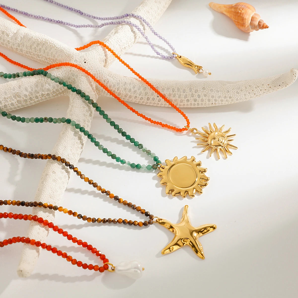 Collier "Océan bohème"