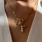 Jewelry Trends 2025 Imitation Pearl Sea Star Shell Stainless Steel Women'S Pendant Choker Necklaces Beach Accessories