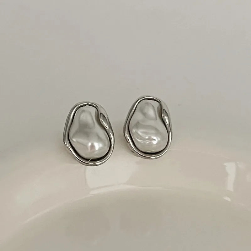  Boucles d'oreilles "Glam baroque" – Finition dorée vintage
