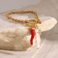 Bracelet "Talisman audacieux" - Charme & Protection dorée