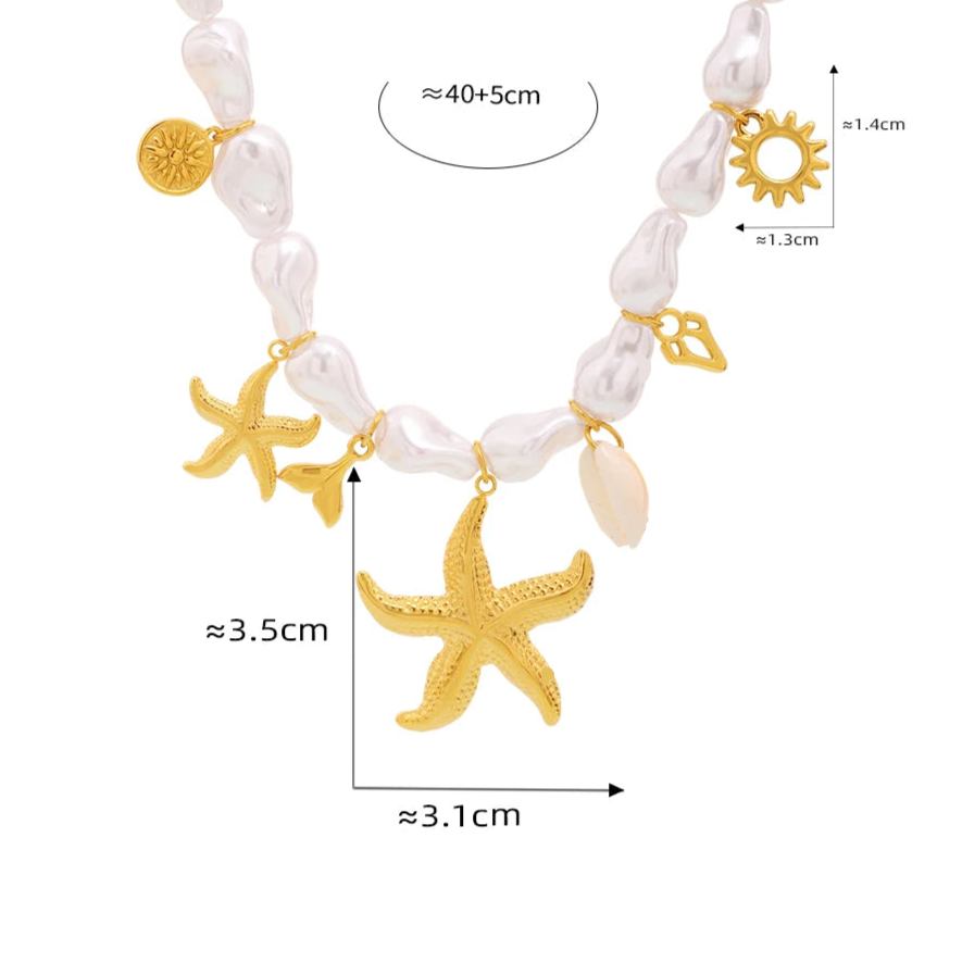 Collier Étoile bohème – Parfait pour l'été