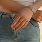Bracelet "Lucky eye" - Protection et Style doré