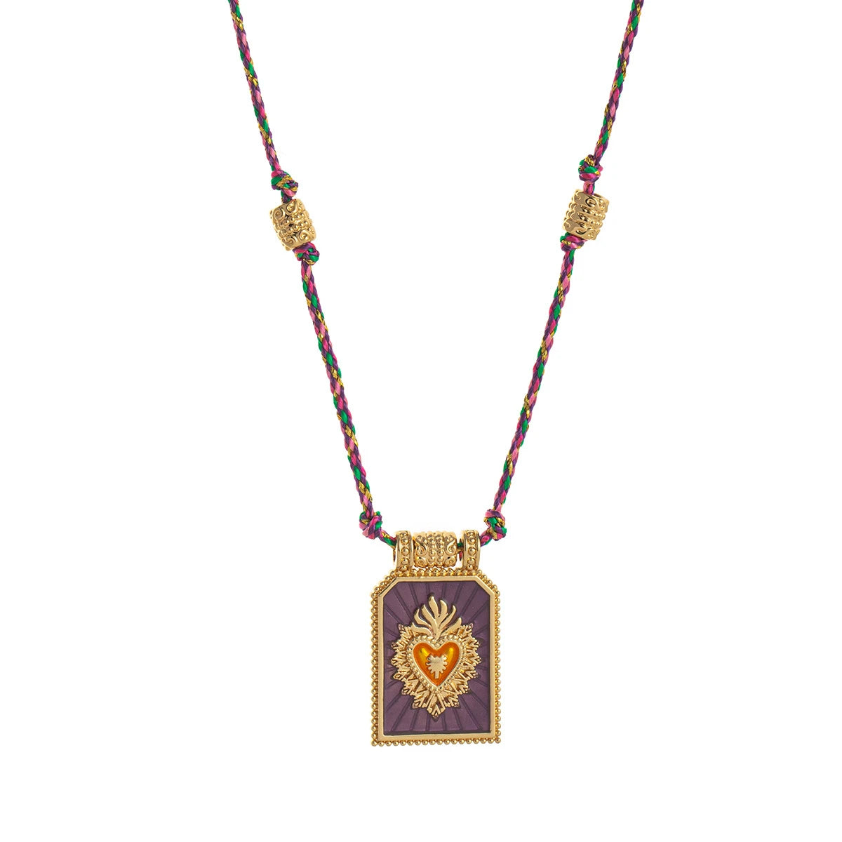 Collier "L'arcane du Cœur" – Pendentif minimaliste scintillant