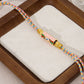 Tribal Style Handmade Braided Rope Pendant Necklace with Letter Charms for Women Party Accessories Necklace Jewelry