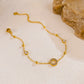 Bracelet Minimaliste cercle scintillant